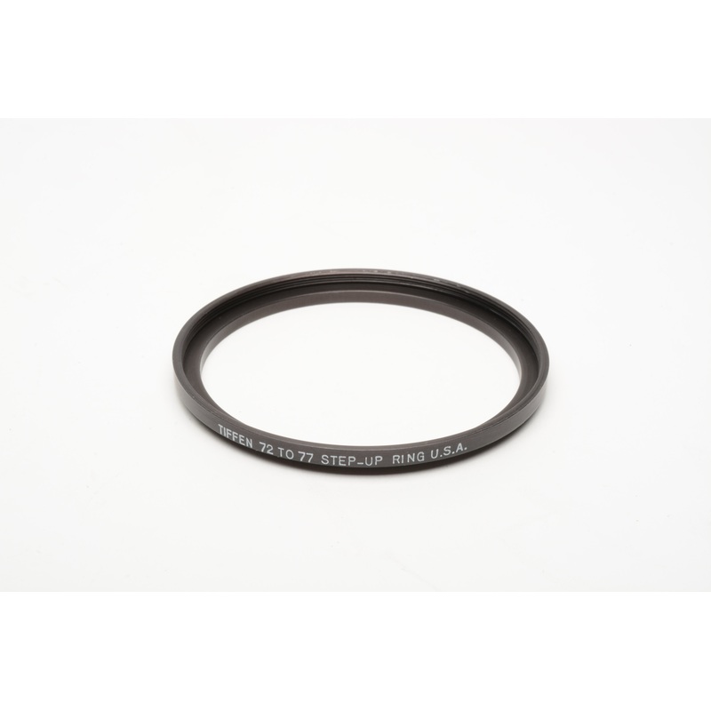 Tiffen 72-77mm step-up ring, 77mm filters on 72mm lens
