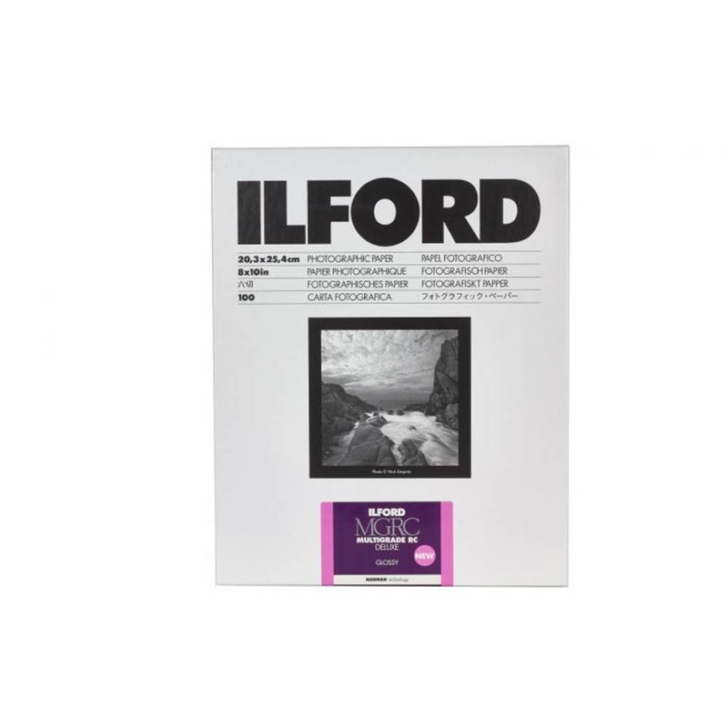 Ilford Glossy 8.9 x 12.7 (cm) – 100 Pack Multigrade V RC Deluxe Photographic Paper