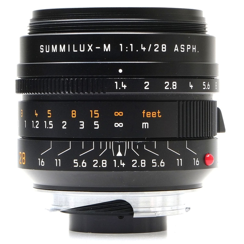 Leica 28mm f1.4 Summilux-M Asph, Black, Boxed 4702253