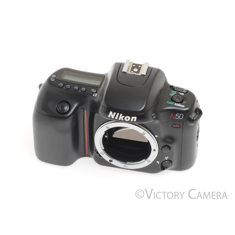 Nikon N50 AF Film Camera Body -Clean, Slightly Sticky- [Good]