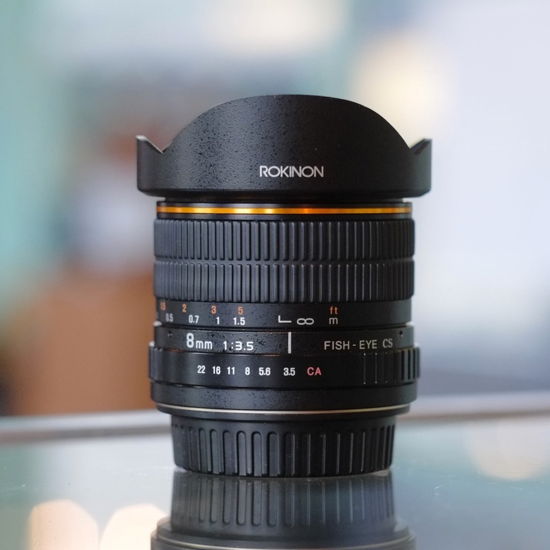 Rokinon 8mm f3.5 Fisheye for Canon EF