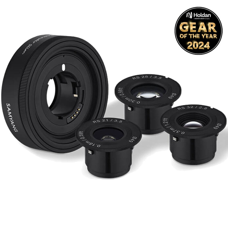 Samyang Remaster Slim Modular Lens Kit 3 focal lengths 21mm 28mm 32mm