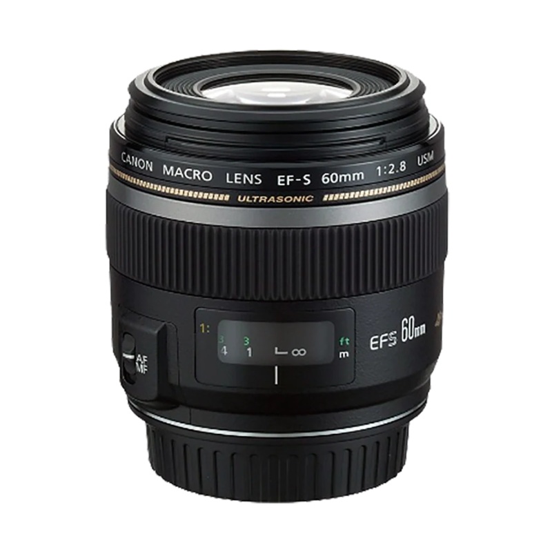 USED Canon EF-S 60mm f/2.8 USM Macro Lens Rating 7/10 (S46656)