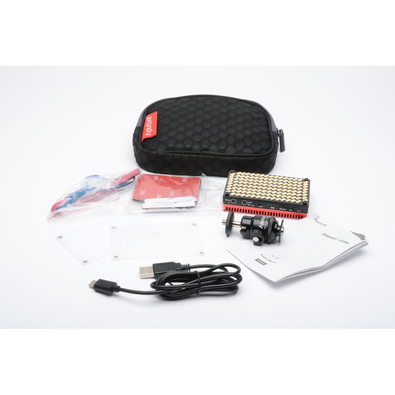 Aputure Amaran AL-MX Bi-Color LED Mini Light, filters, case, nice!