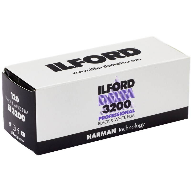 Ilford Delta 3200 Professional Black and White Negative Film (120mm)