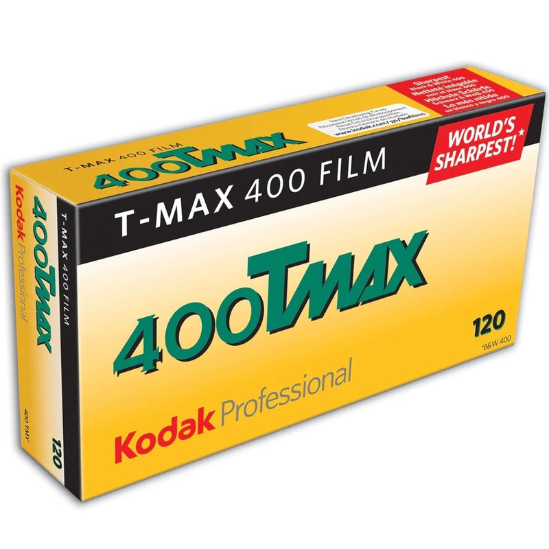 Kodak T-MAX 400 Black & White 120 Film – Box (5 Rolls)