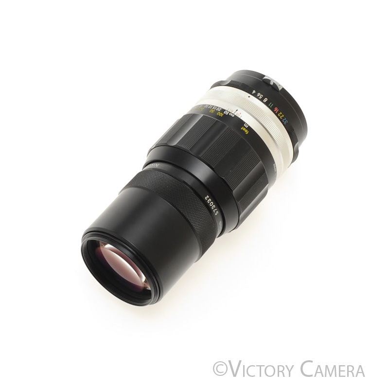 Nikon Nikkor-QC 20cm 200mm f4 Photomic Non-AI Telephoto Prime Lens [EXC+]