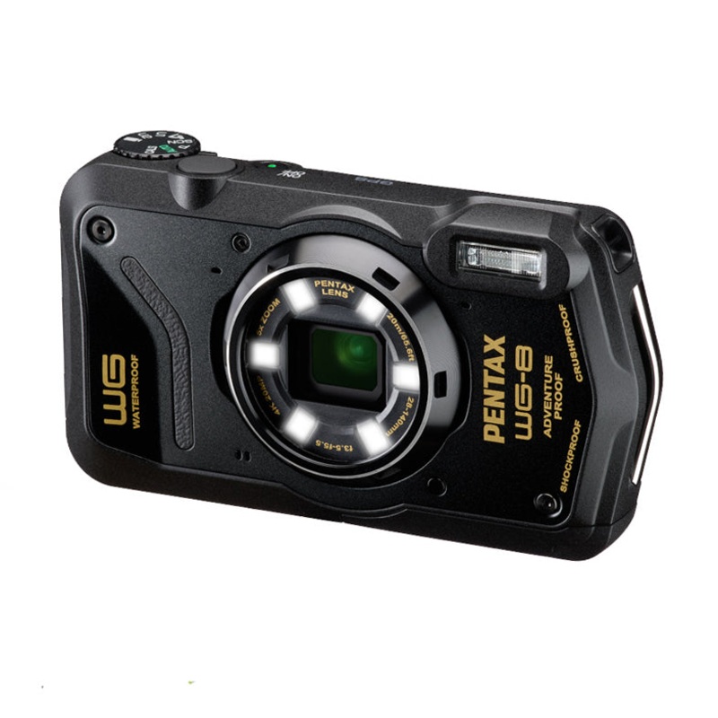Ricoh Pentax WG-8 20 MP Digital Camera – Black