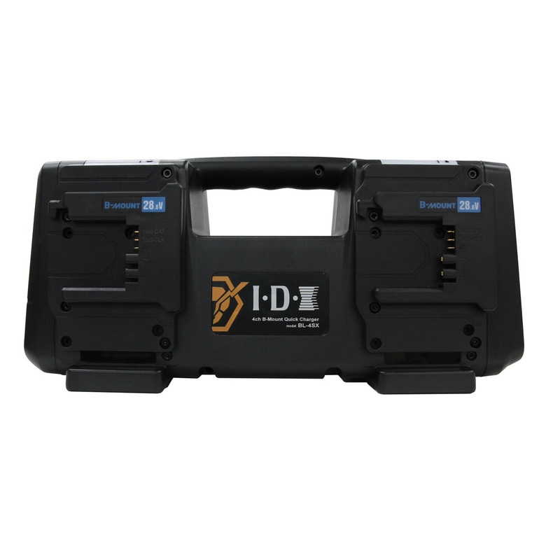 IDX BL-4SX B-Mount 4 Channel Simultaneous Quick Charger