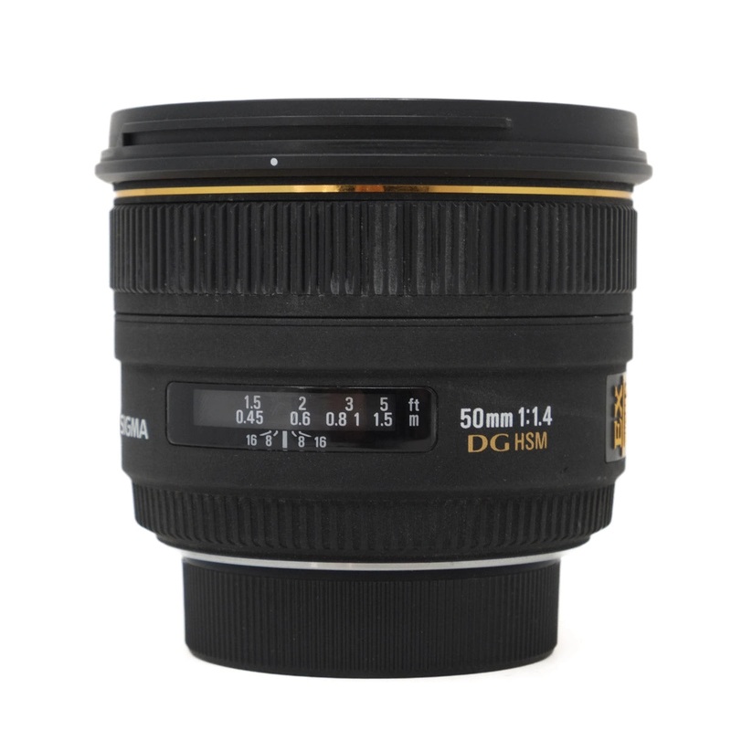 Used Sigma 50mm f/1.4 EX DG Lens – Nikon AF (SH43128)