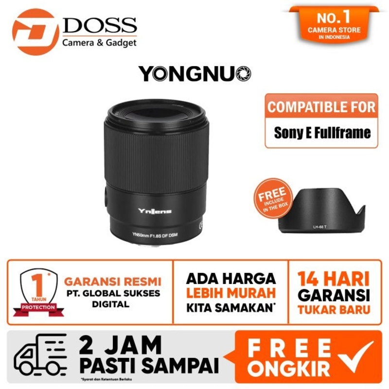 Yongnuo YN 50mm f1.8 DF DSM (Full Frame) (Sony E)
