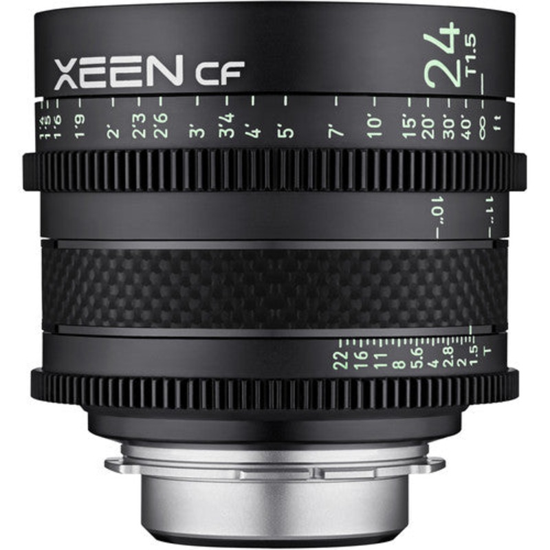 Objectif XEEN CF 24  chelle en mtre T1.5 Pro Cine Monture FE 24mm