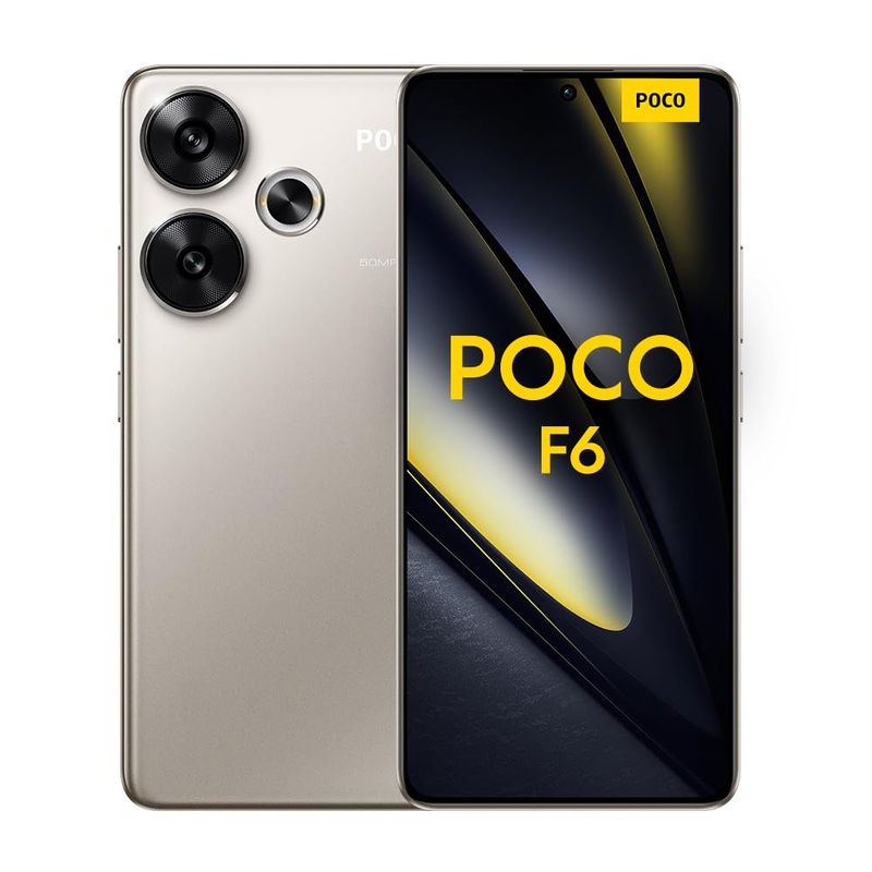 Poco F6 5G (Global) (512GB+12, Titanium) NEW 6941812790090 MZB0HK6EN