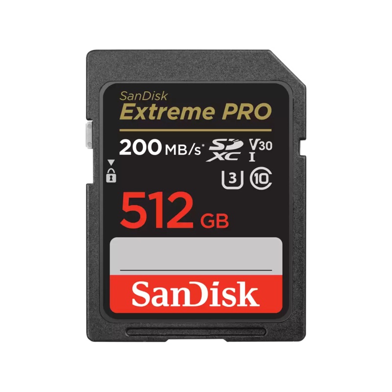 Sandisk Extreme PRO 512GB UHS-I Card V30 SDXC Card