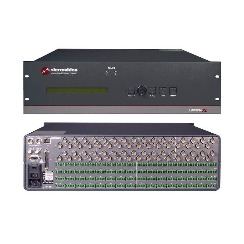 Sierra Video 3232VS-XL  32×32 Composite Video & Analog Balanced Stereo Audio Matrix Switcher