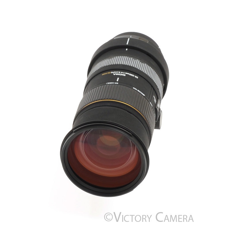 Sigma DG 50-500mm f4-6.3 APO HSM AF-S Lens for Canon EF w/ Case [EXC+]