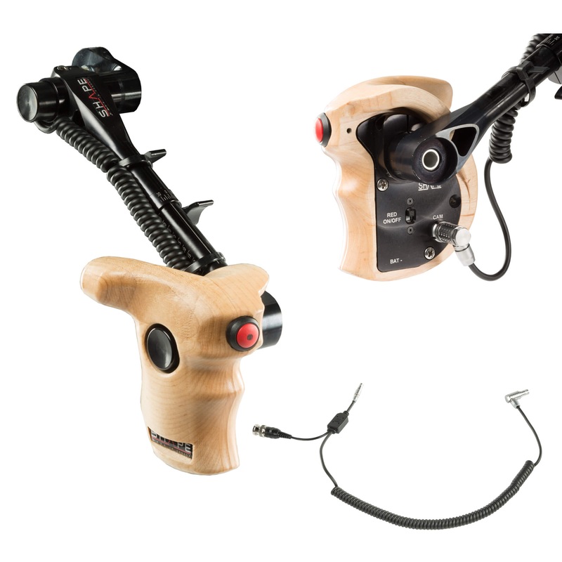 Bras tlscopique et poigne en bois Stop & Start pour camra RED D3STRED