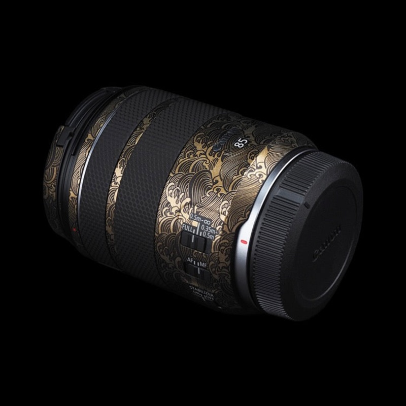 CANON RF 85mm F2 MACRO IS STM Lens Skin Brushed Black