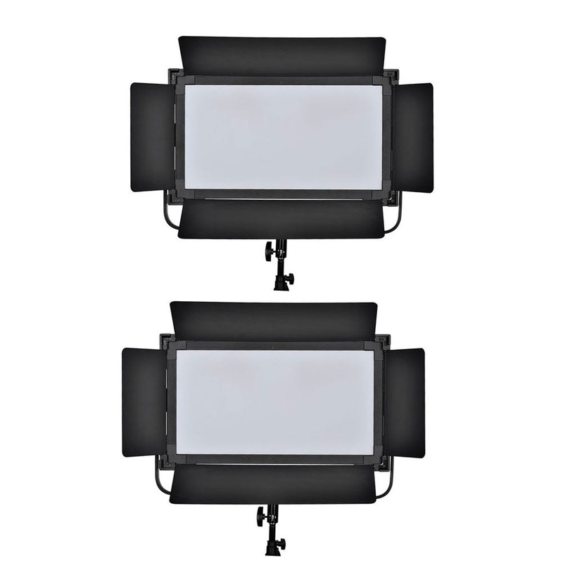 LS Edge 1380ASVL Bi-Colour 2 Head Soft Interview Light Kit – P-1380ASVLK-2