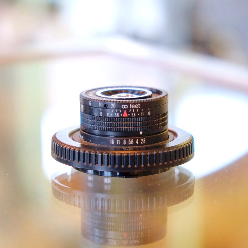 Minox 35mm f2.8 Color-Minotar adapted to Micro Four Thirds