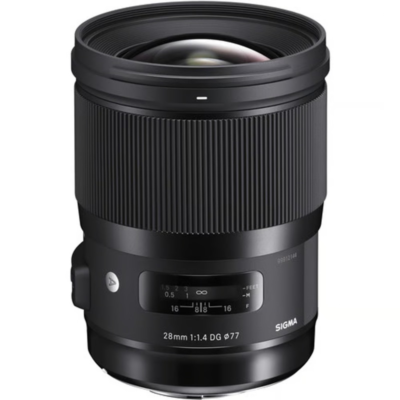 Sigma 28mm f/1.4 DG EF Canon Rental – From R350 P/DAY