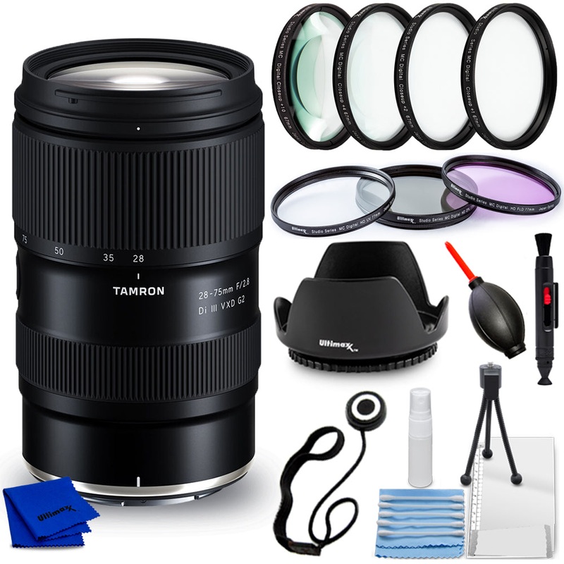 Tamron 28-75mm f/2.8 Di III VXD G2 Lens (Nikon Z) AFA063Z700 – 9PC Accessory Kit