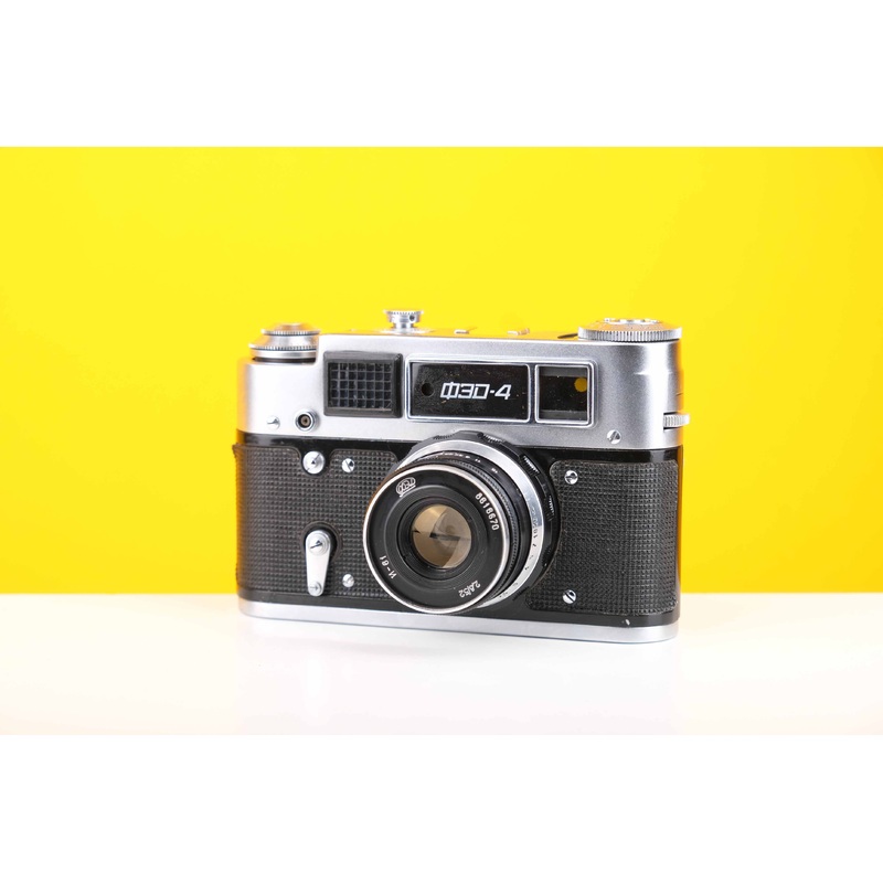 FED 4 Russian Vintage 35mm Film Camera (Coupled Rangefinder) 52mm f/2.8 Lens
