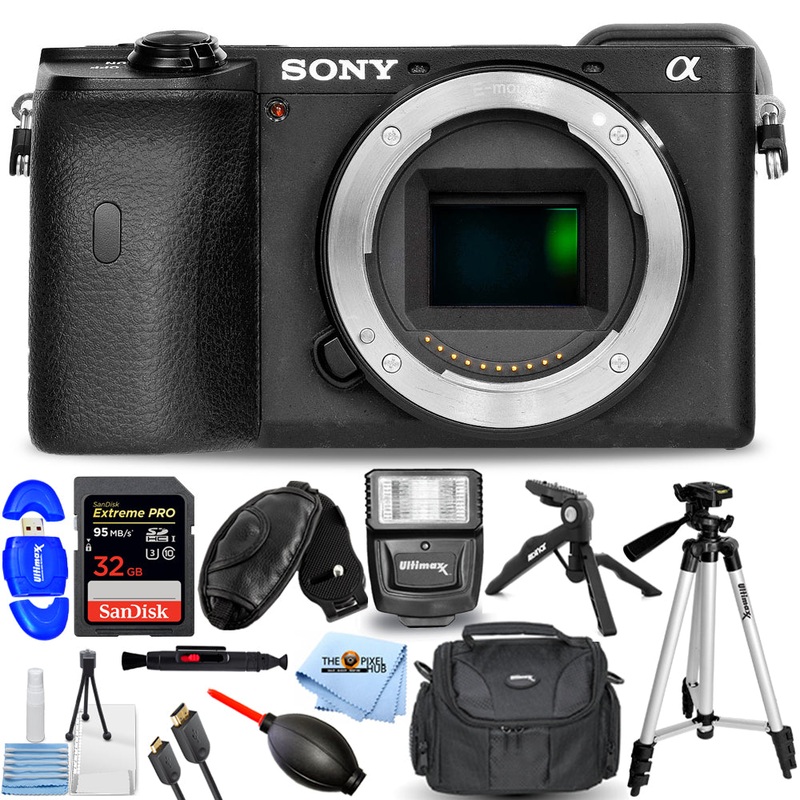 Sony Alpha a6600 Mirrorless Digital Camera (Body Only) – 12PC Accessory Bundle