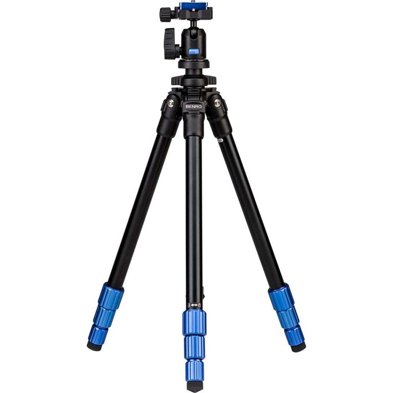 Benro TSL08AN00 Slim Series Tripod Kit with N00 Ball Head – Aluminium