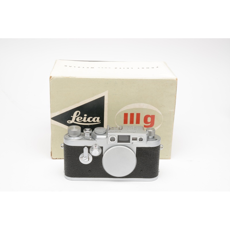 Leica IIIg (chrom) Body 1957 Boxed, Mint- Very nice