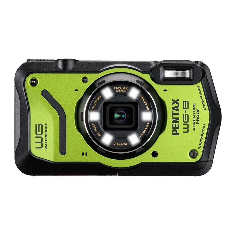 Pentax WG-8 Tough Camera – Green