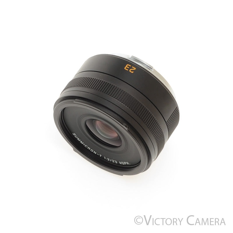 Leica Summicron-T 23mm f2 ASPH Wide Angle Lens for TL Mount w/ Shade [MINT-]