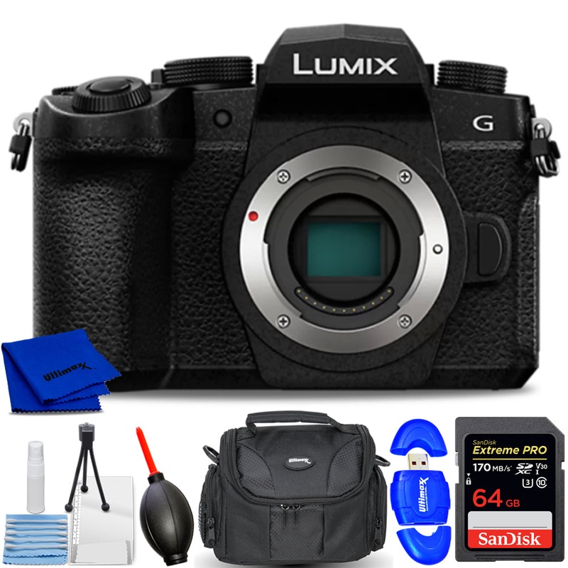 Panasonic Lumix DC-G95D Hybrid Camera (Body) DC-G95D – 7PC Accessory Bundle