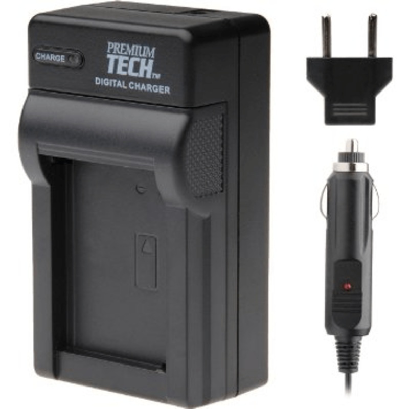 Premium Tech PT-18 Travel Charger for Nikon EN-EL9 Battery