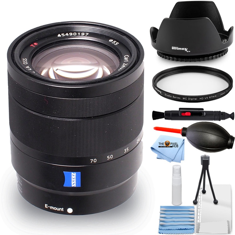 Sony Vario-Tessar T* E 16-70mm f/4 ZA OSS Lens – Essential UV Filter Bundle