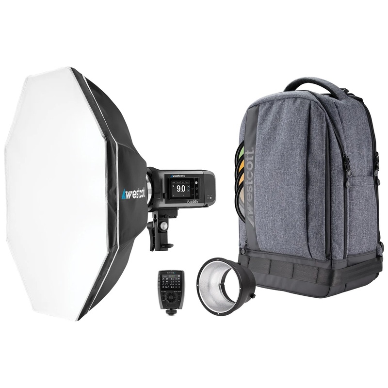 Westcott FJ400 II Strobe 1-Light Backpack Kit with FJ-X3 M Universal Wireless Trigger – (5712S)