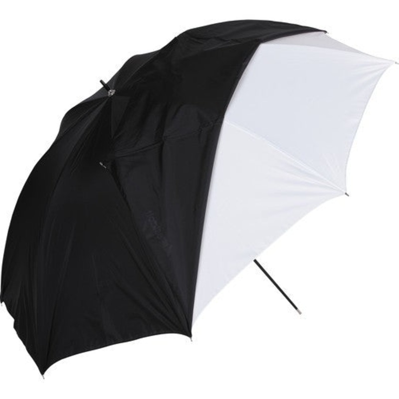 Westcott Umbrella – White Satin with Removable Black Cover – 32″ 2012