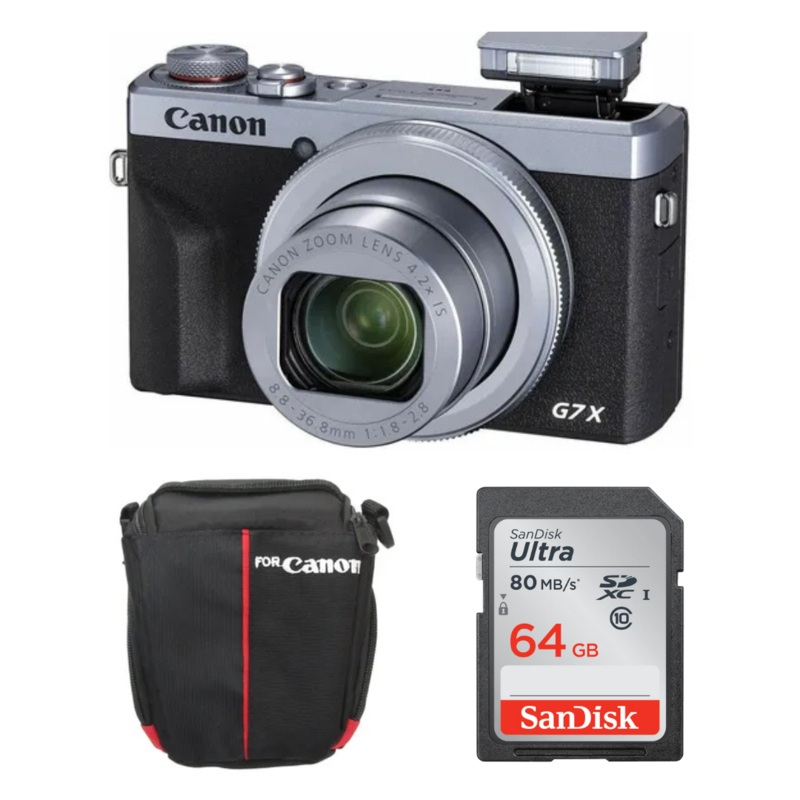 CANON PowerShot G7 X Mark III + Estuche + memoria 64 gb