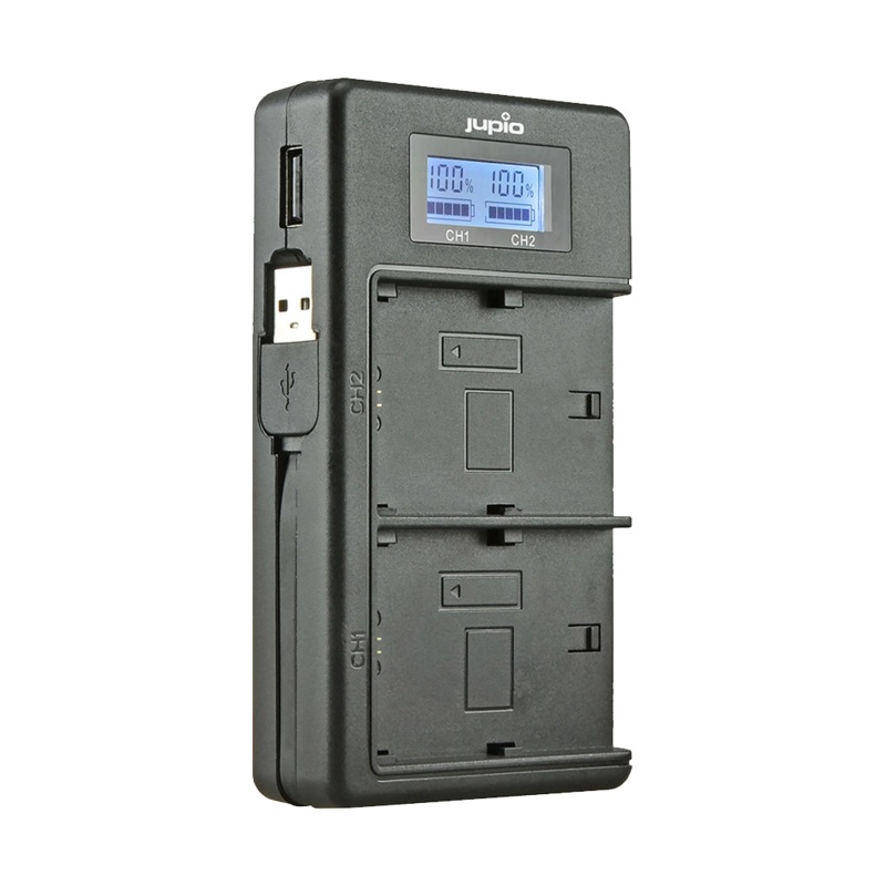 Jupio USB Dedicated Duo Charger for Canon LP-E12 Batteries