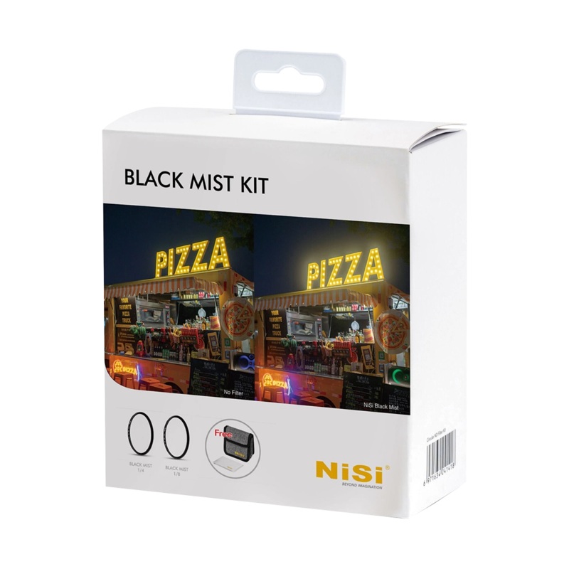 NiSi 52mm Black Mist 1/4 and 1/8 Filter Kit with Case