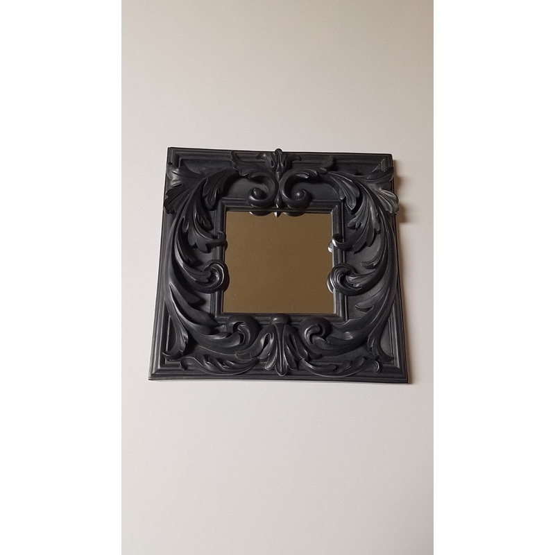 Prinz Decoro Black Square Mirror