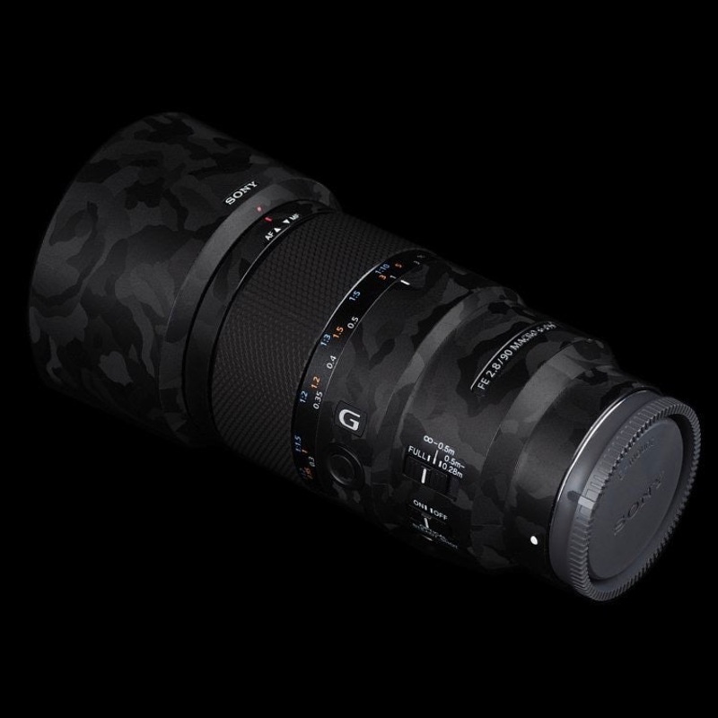 SONY FE 90mm F2.8 Macro Lens Skin Brushed Black