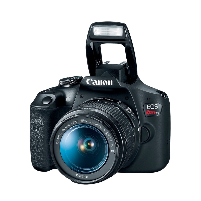 Cmara Canon EOS Rebel T7 con lente 18-55mm -OPEN BOX-