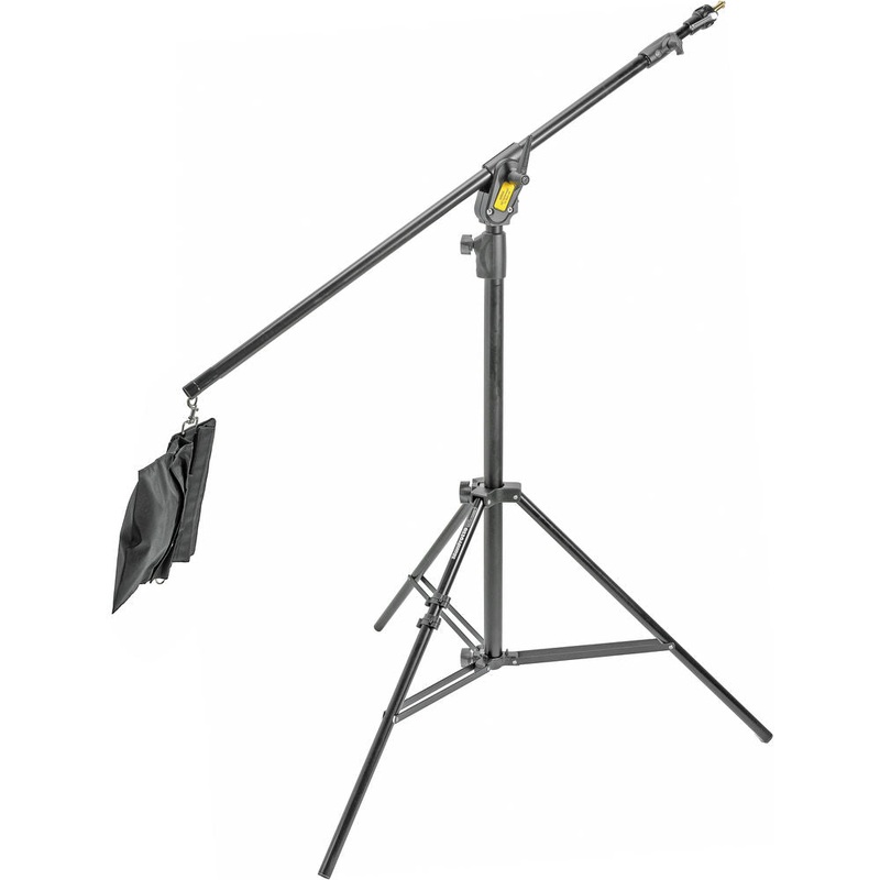 Manfrotto 420B Aluminium Combi-Boom Stand with Sandbag Black