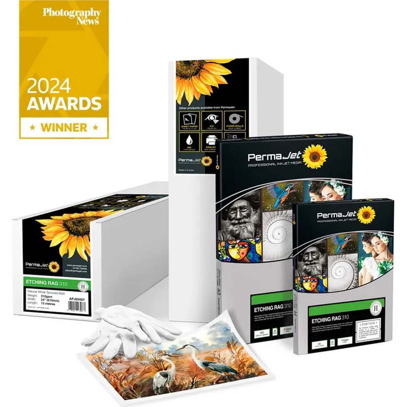 PermaJet Etching Rag 310 Photo Paper A4 – 25 Sheets