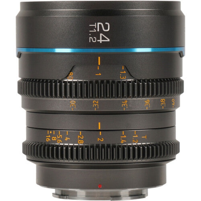 Sirui Night Walker 24mm T1.2 S35 Cine Lens (Gunmetal Gray) Canon RF