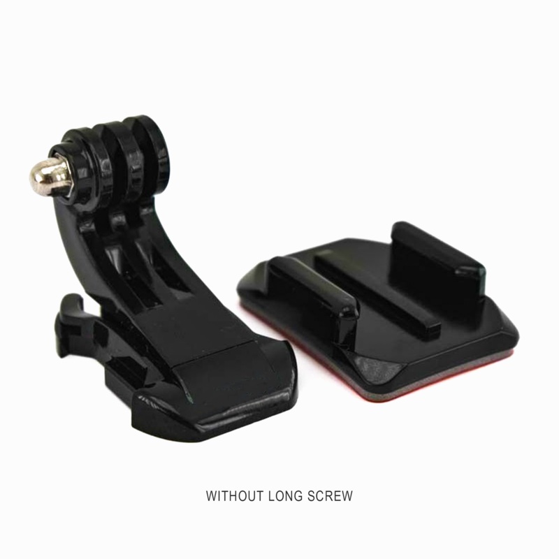 Telesin  Vertical Surface J-Hook Buckle Mount and curved sticky mount  For Gopro camera