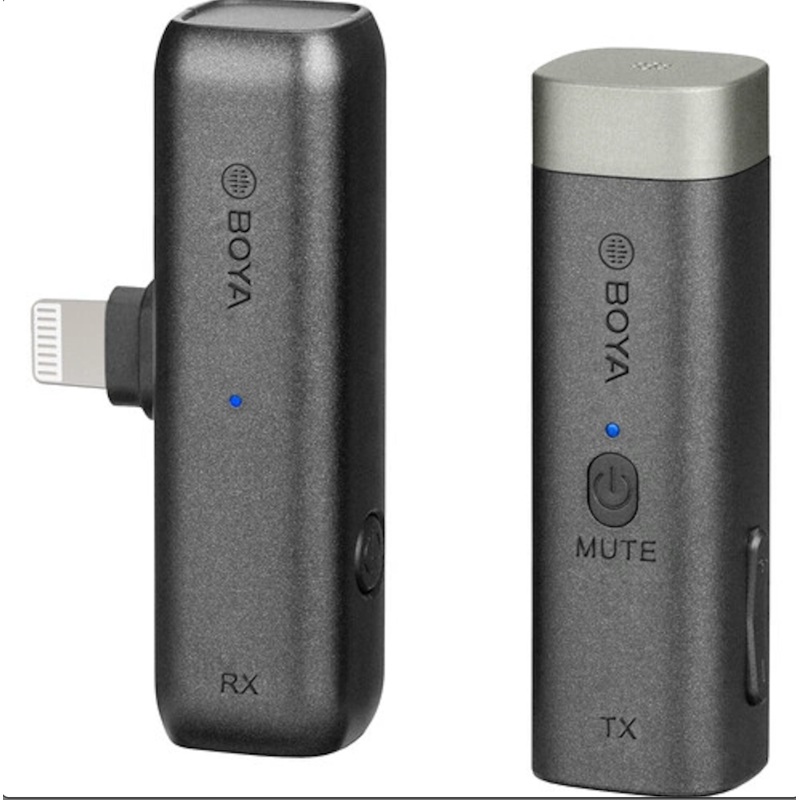 BOYA BY-WM3D Digital True-Wireless Microphone System for iOS Devices, Cameras, Smartphones