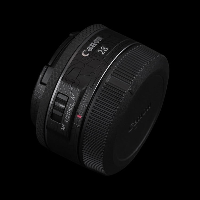 CANON RF 28mm F2.8 STM Lens Skin Brushed Black