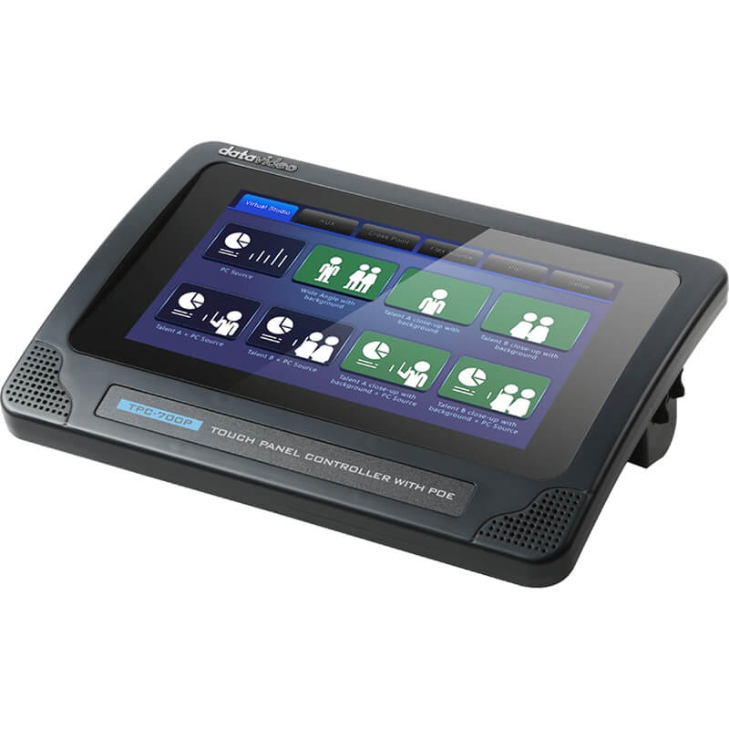 Datavideo TPC-700P 7-Inch Touch Panel Controller with PoE – DATATPC700P